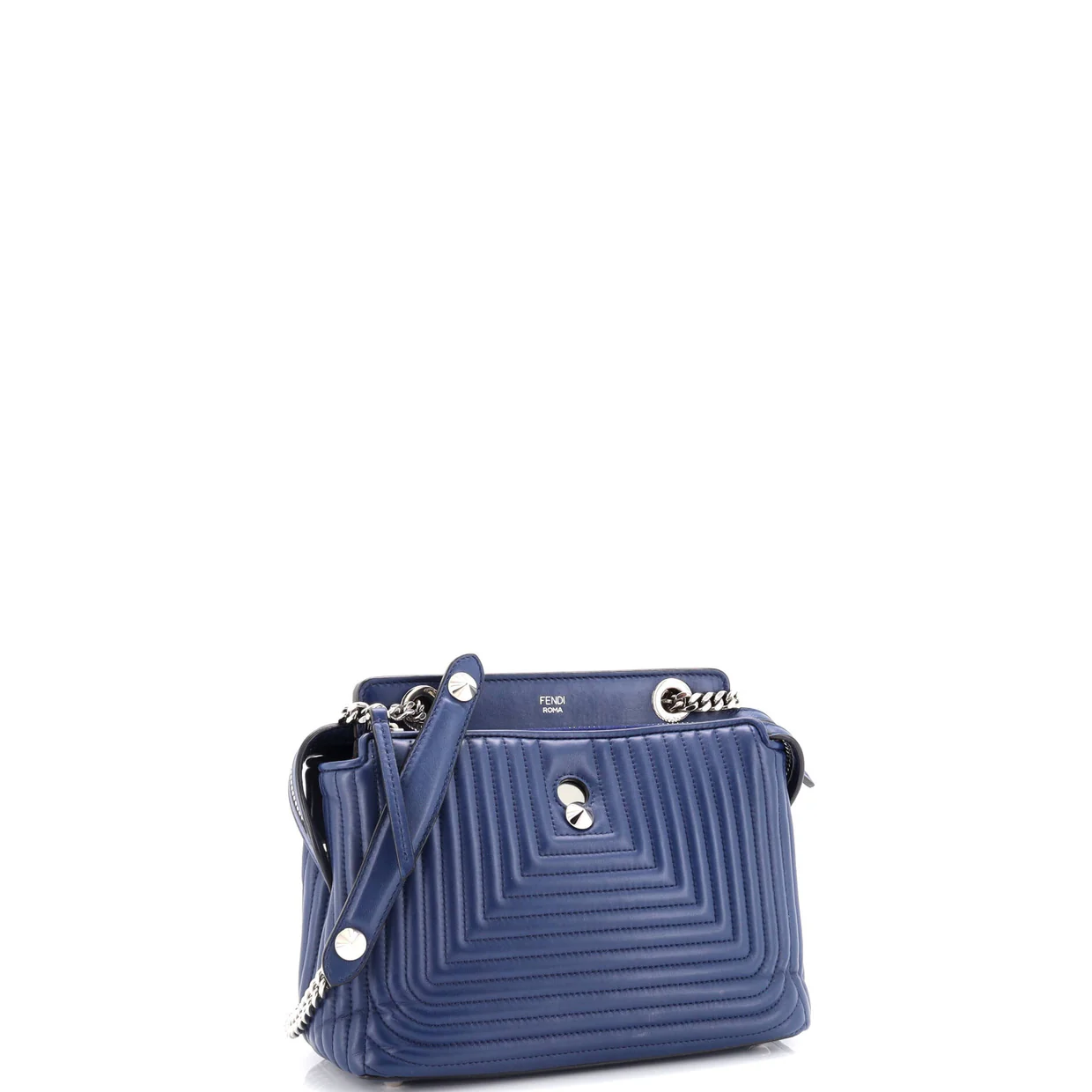 DotCom Click Shoulder Bag Quilted Leather Small - Deep Luxury
