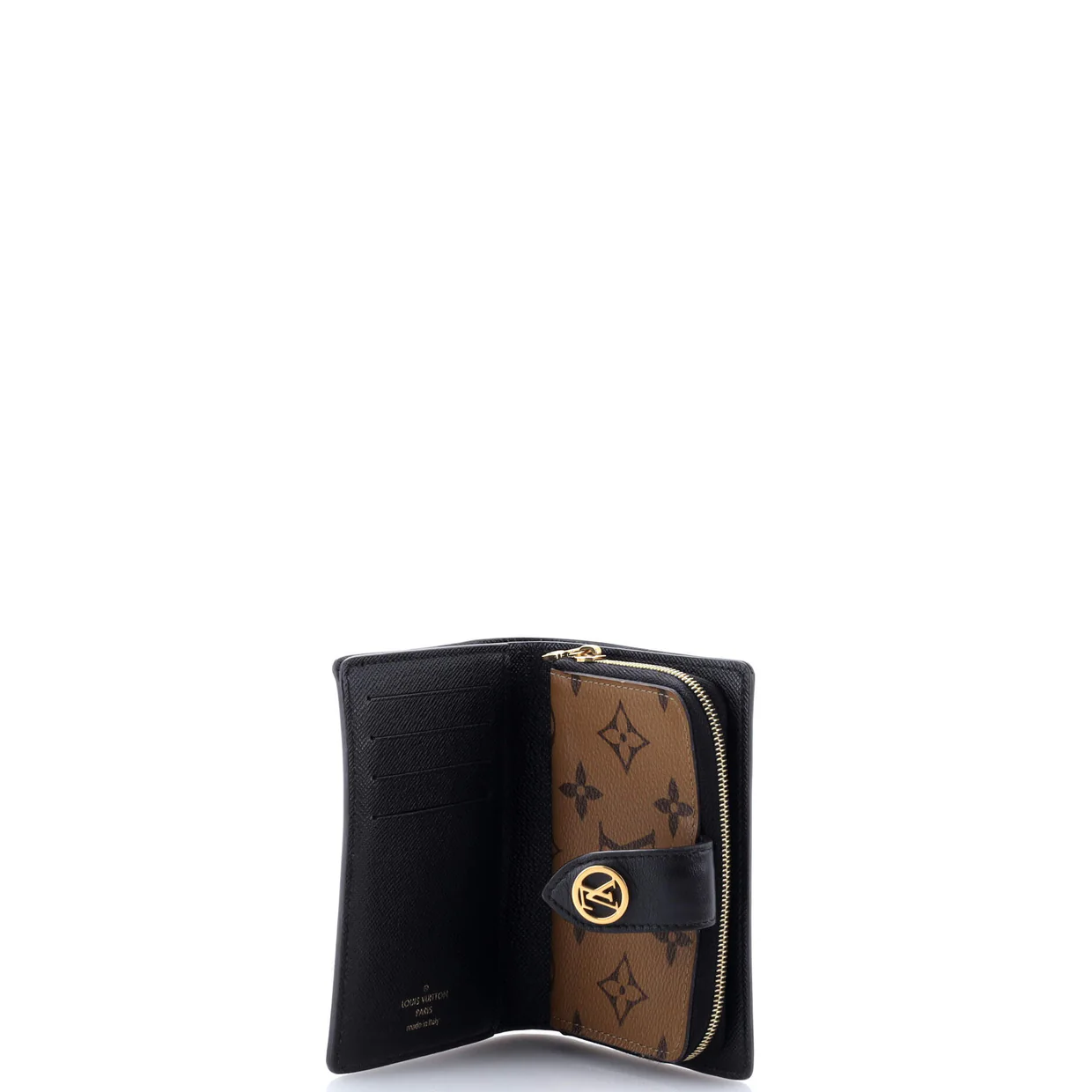 Juliette Wallet Reverse Monogram Canvas - Deep Luxury