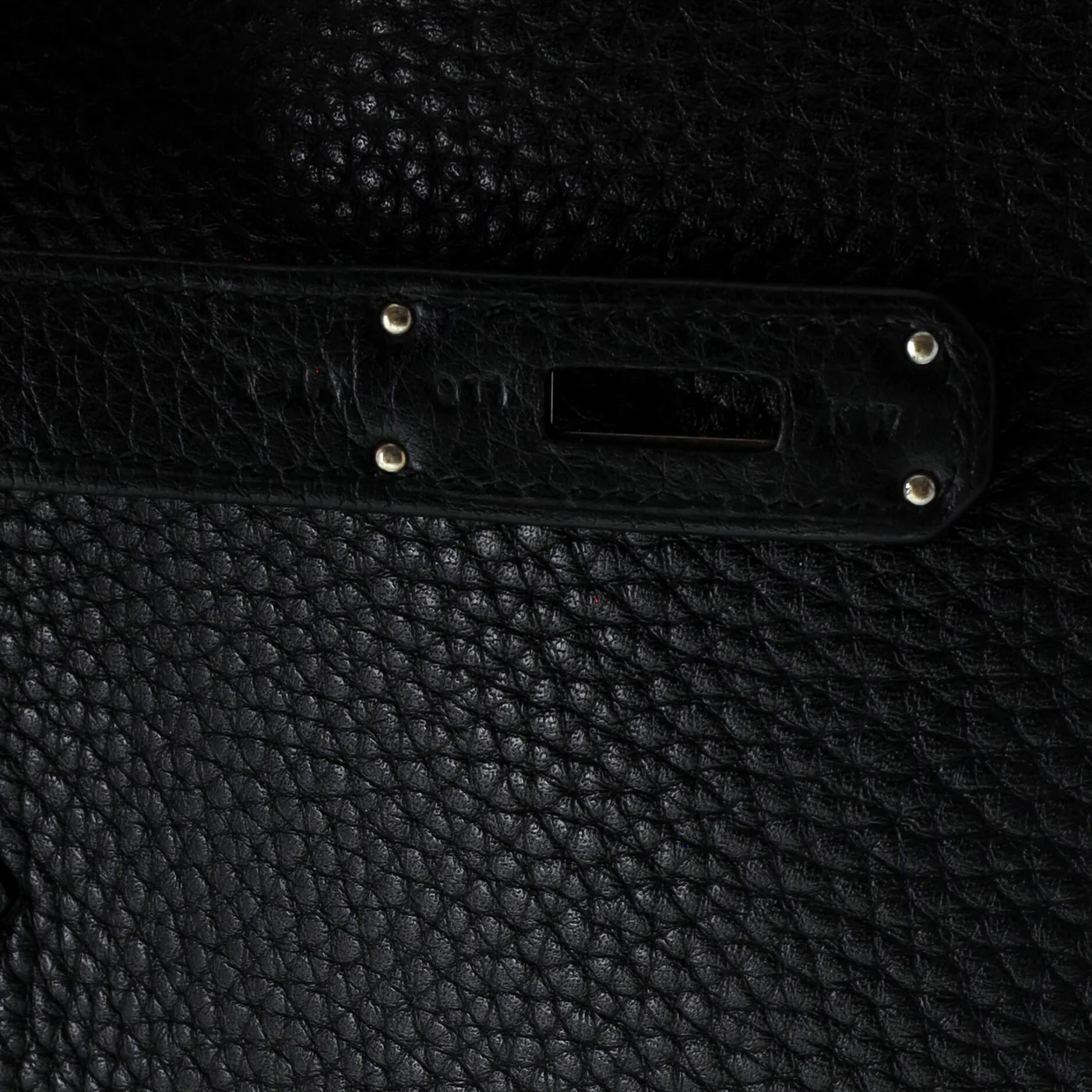 Birkin Handbag Noir Clemence with Palladium Hardware 35 - Deep Luxury