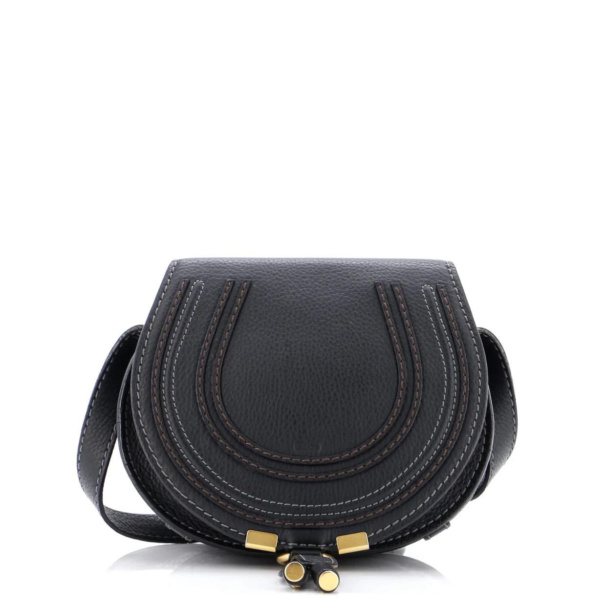 Marcie Crossbody Bag Leather Mini - Deep Luxury