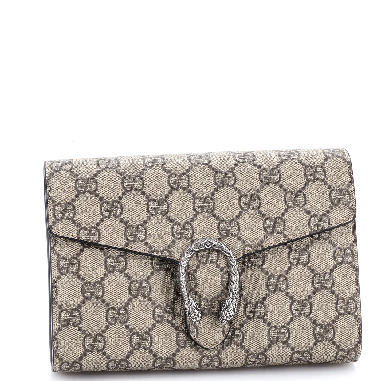 Dionysus Chain Wallet GG Coated Canvas Small - Deep Luxury