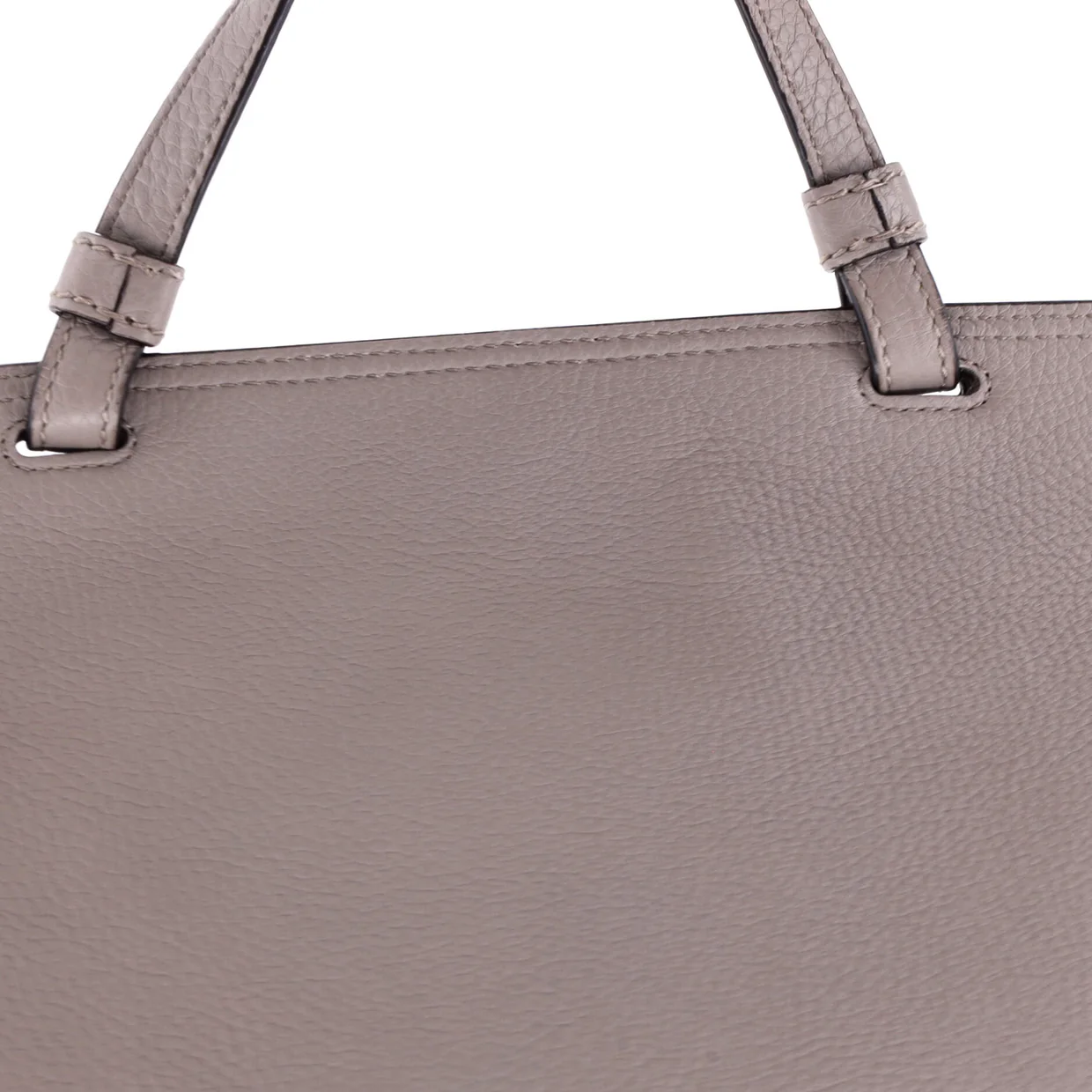 Bamboo Daily Top Handle Bag Leather Large - Deep Luxury