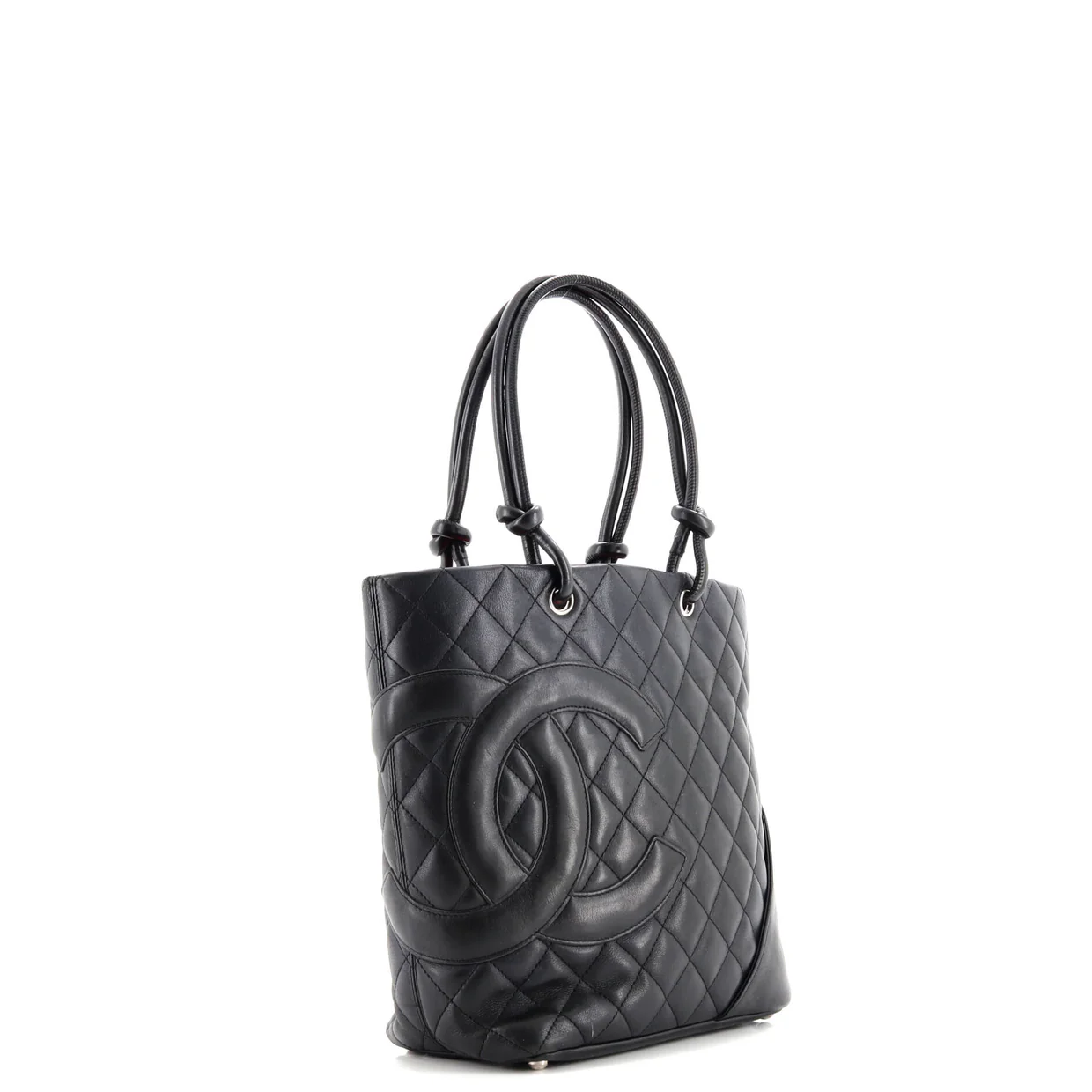 Cambon Tote Quilted Leather Medium - Deep Luxury
