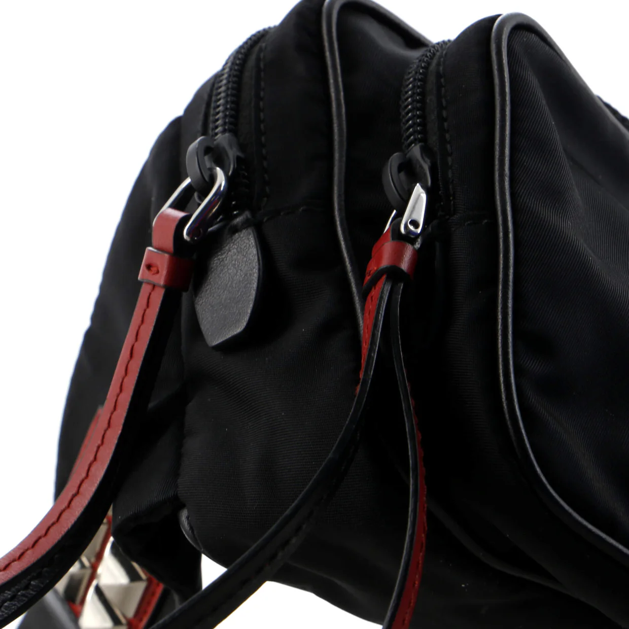 New Vela Belt Bag Studded Tessuto Small - Deep Luxury