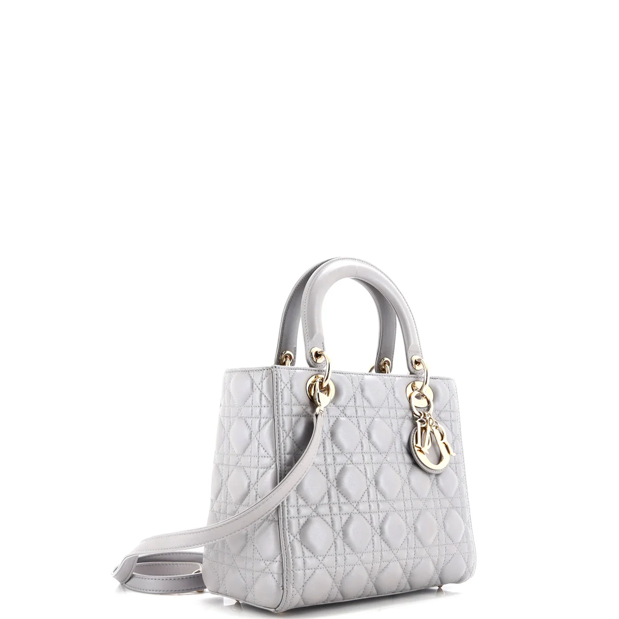 Lady Dior Bag Cannage Quilt Lambskin Medium - Deep Luxury