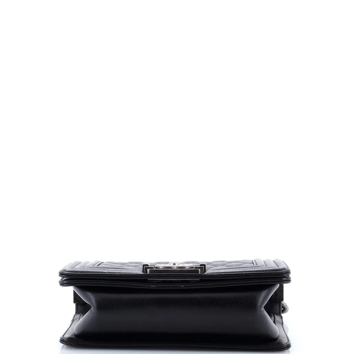 Boy Flap Bag Quilted Caviar Small - Deep Luxury