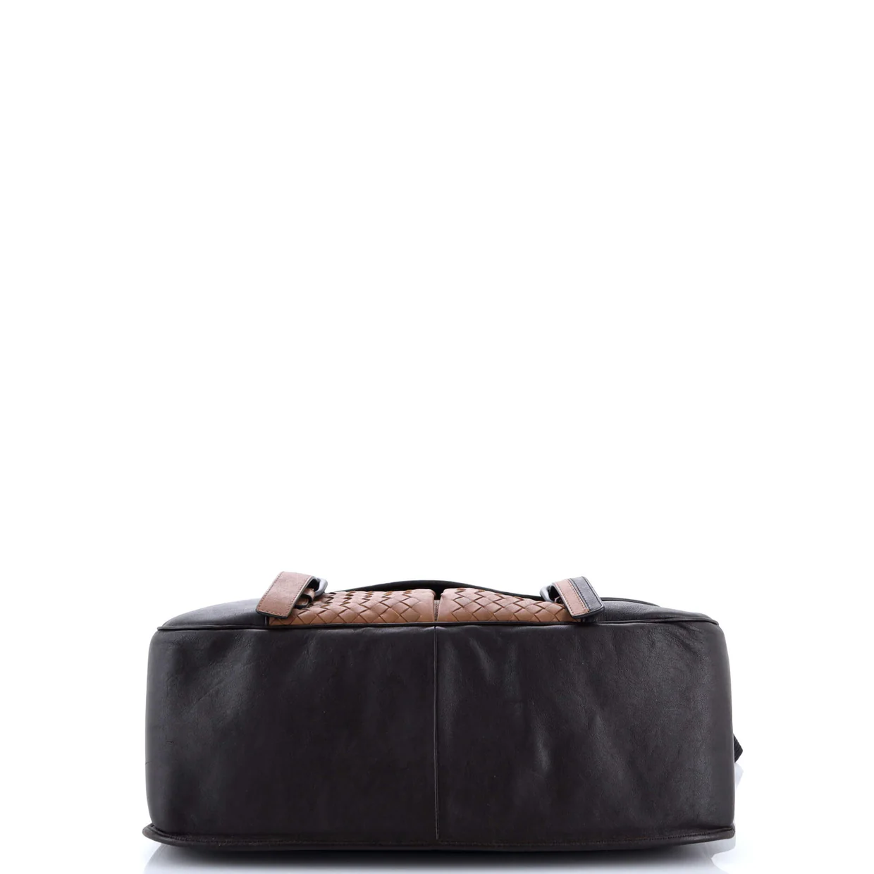 Gardena Messenger Bag Cervo with Intrecciato Detail Large - Deep Luxury