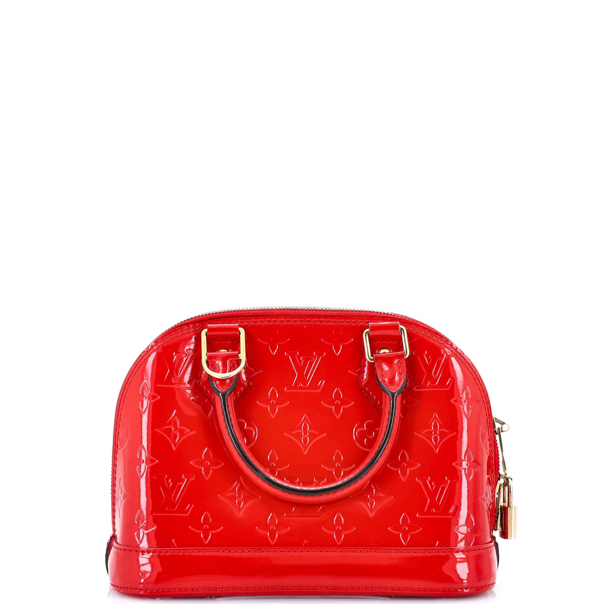 Alma Handbag Monogram Vernis BB - Deep Luxury