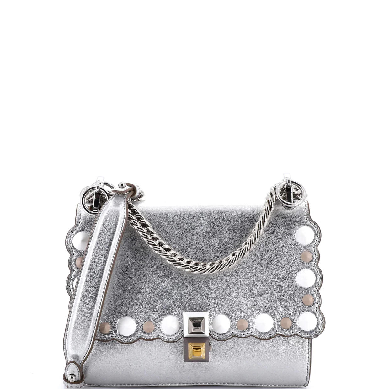 Kan I Bag Studded Leather Small - Deep Luxury