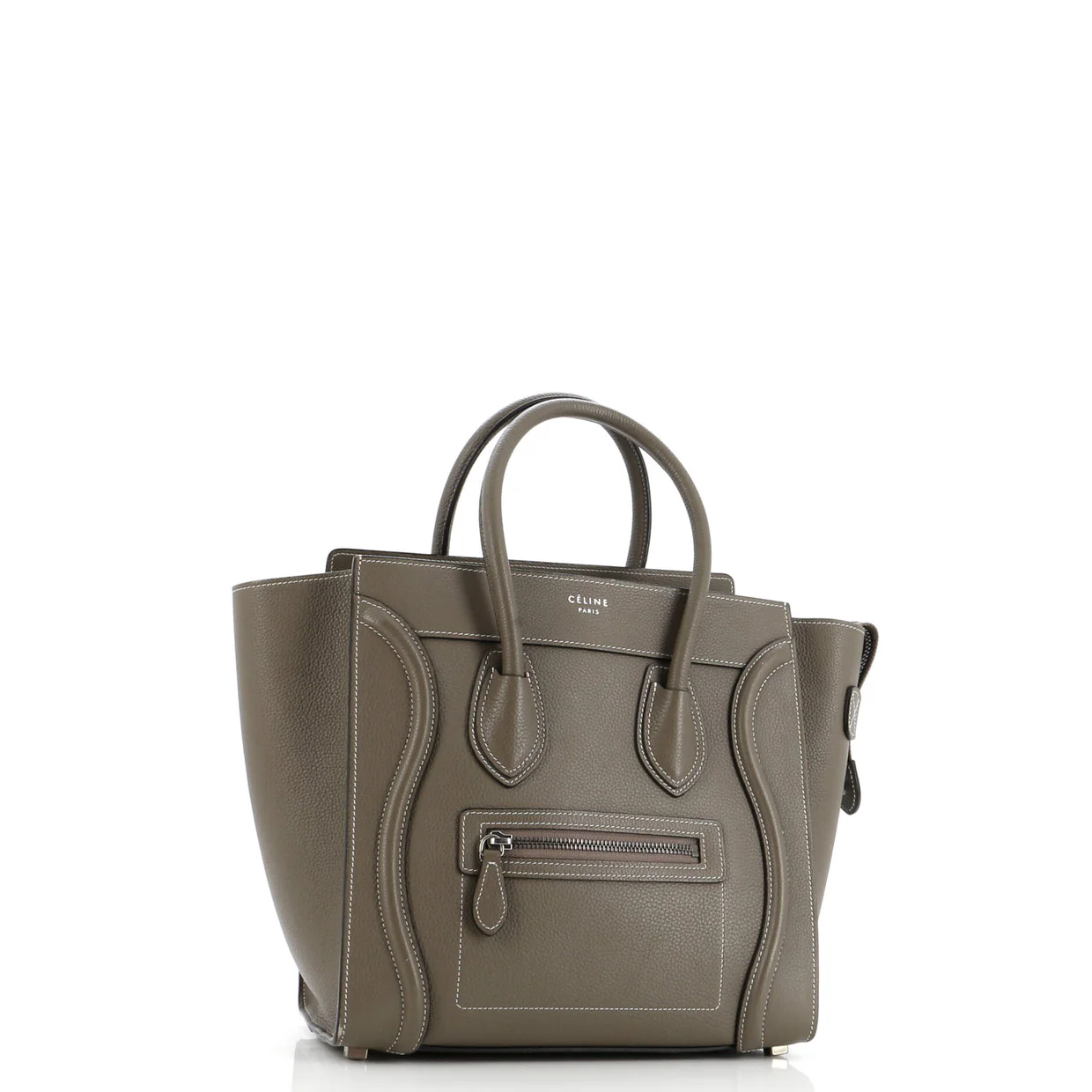 Luggage Bag Grainy Leather Micro - Deep Luxury