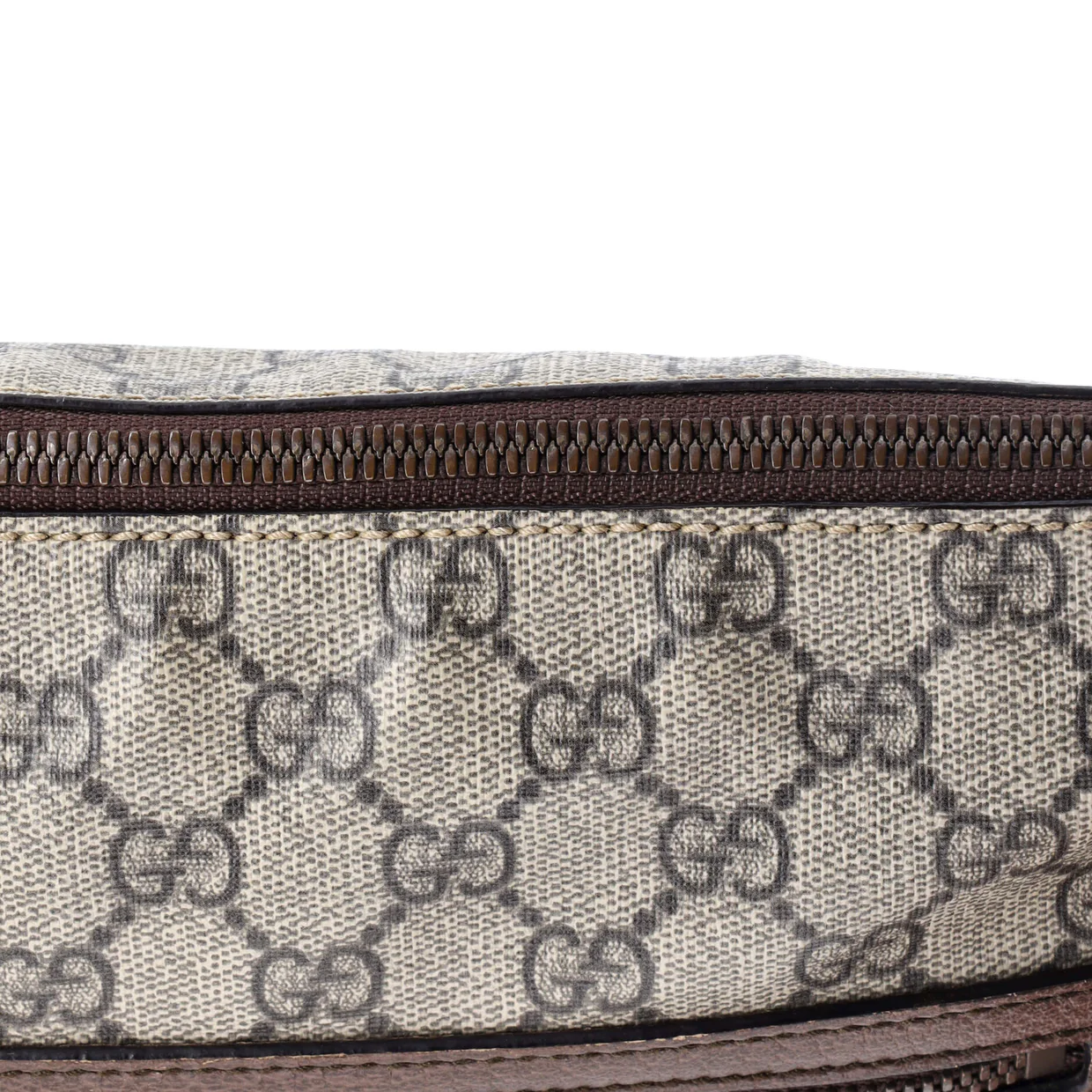 Courrier Zip Messenger GG Coated Canvas with Applique Medium - Deep Luxury