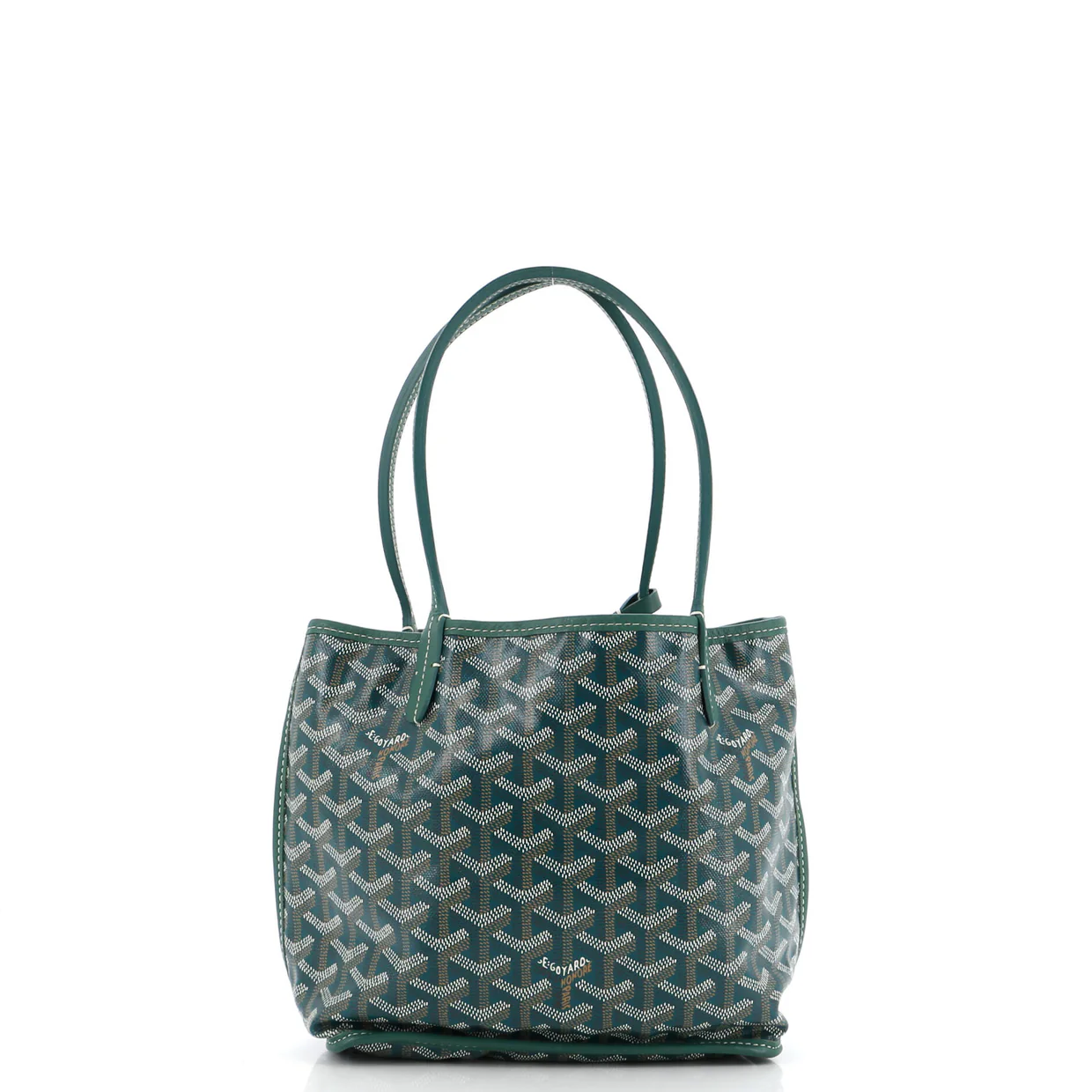 Anjou Reversible Tote Coated Canvas Mini - Deep Luxury