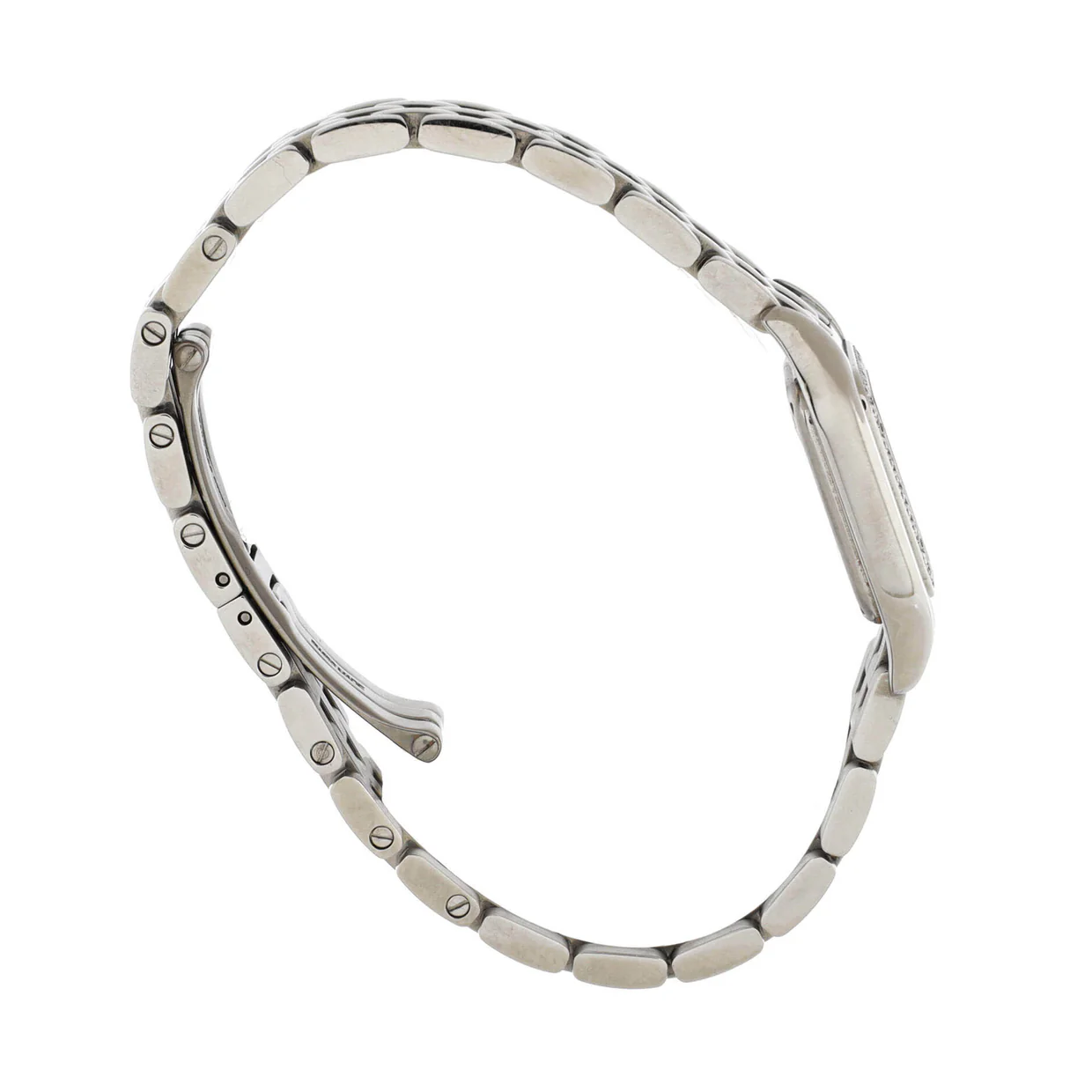 Panthere de Cartier Quartz Watch Stainless Steel with Diamond Bezel 22 - Deep Luxury