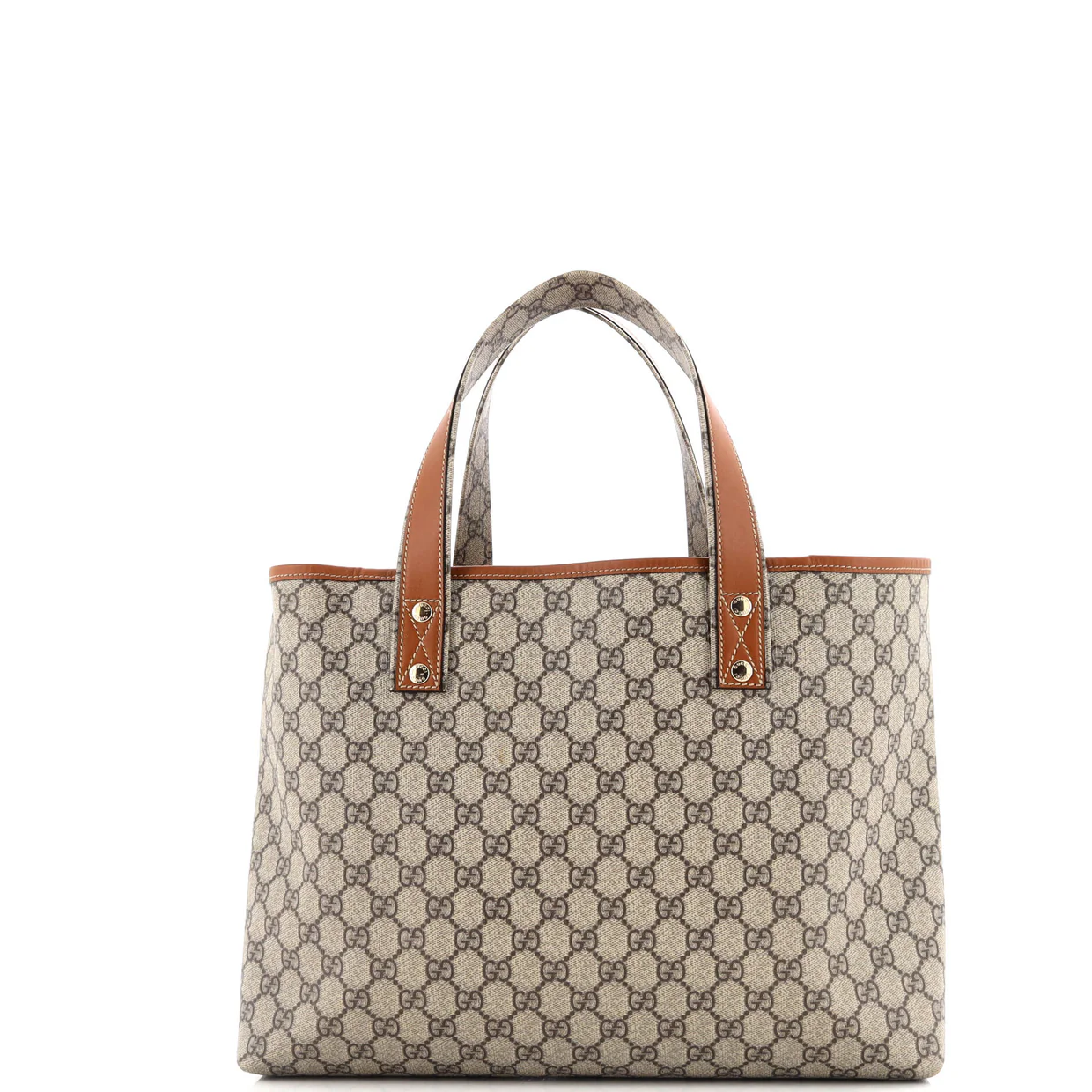 Web Loop Tote GG Coated Canvas Medium - Deep Luxury