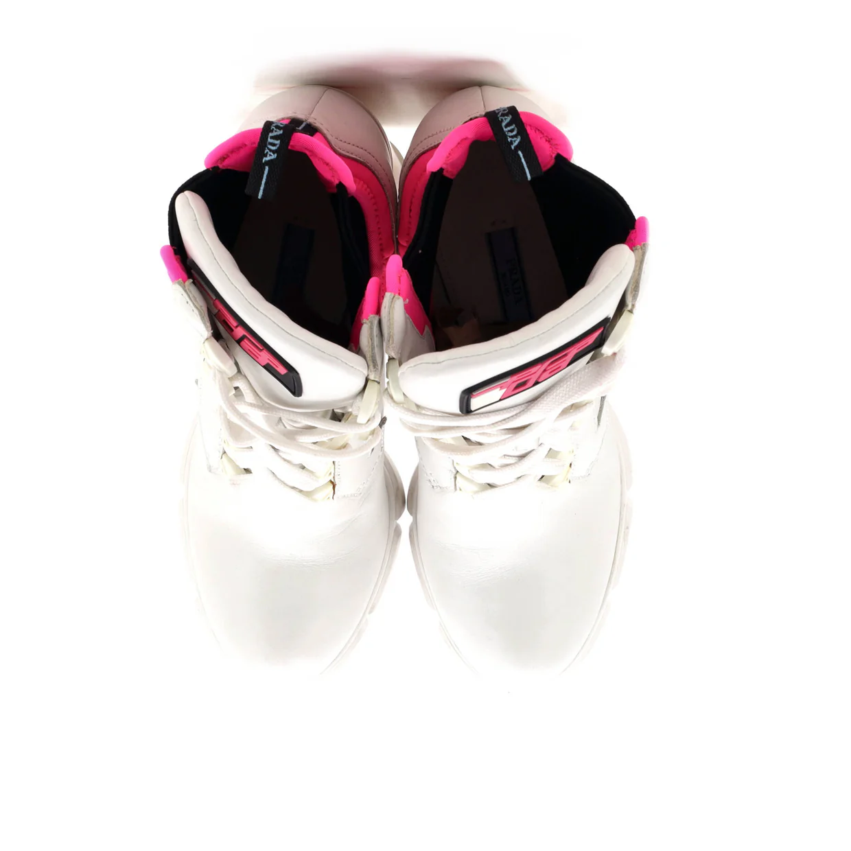 Women's Heeled Lug Sole Combat Boots Leather and Neoprene - Deep Luxury