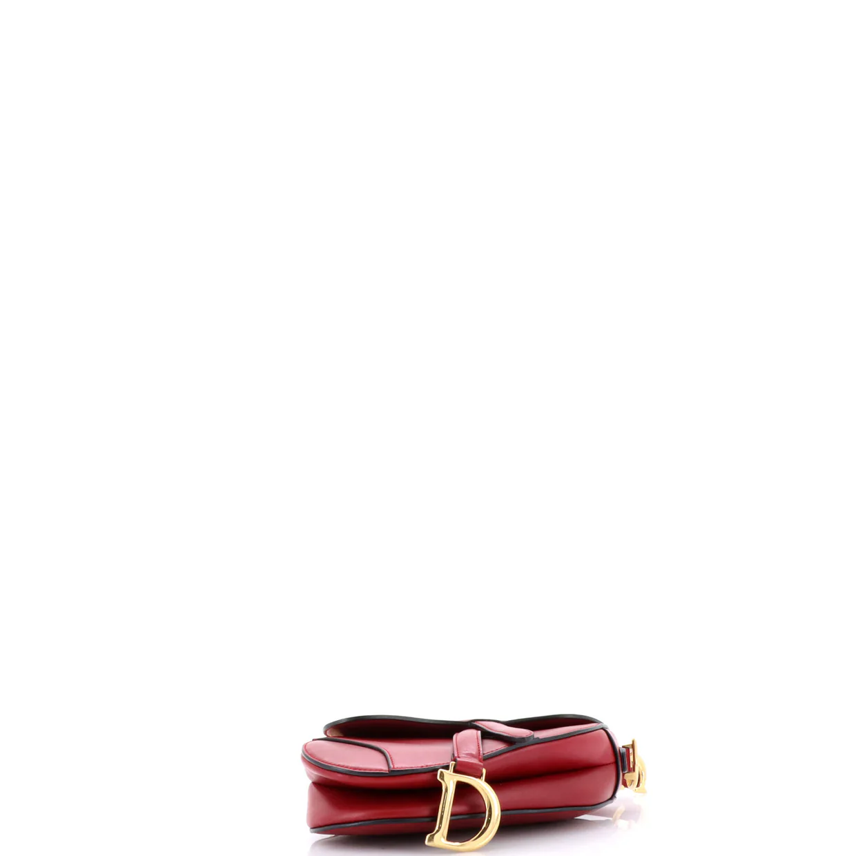 Saddle Handbag Leather Mini - Deep Luxury