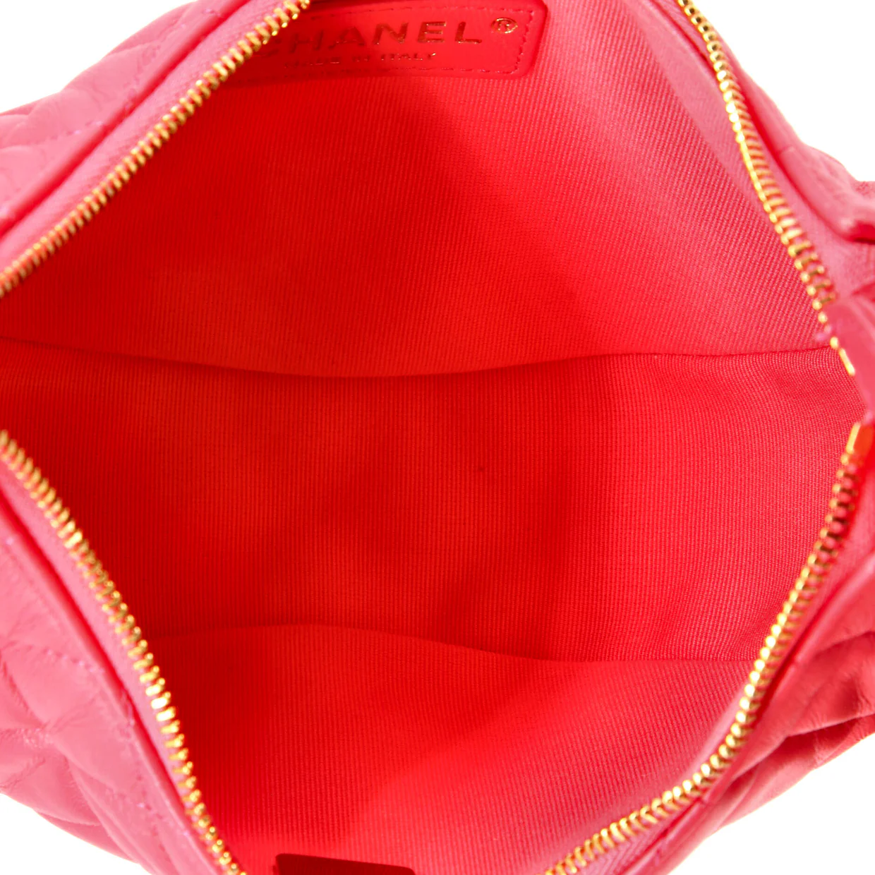 Chain Around Hook Hobo Quilted Lambskin Small - Deep Luxury