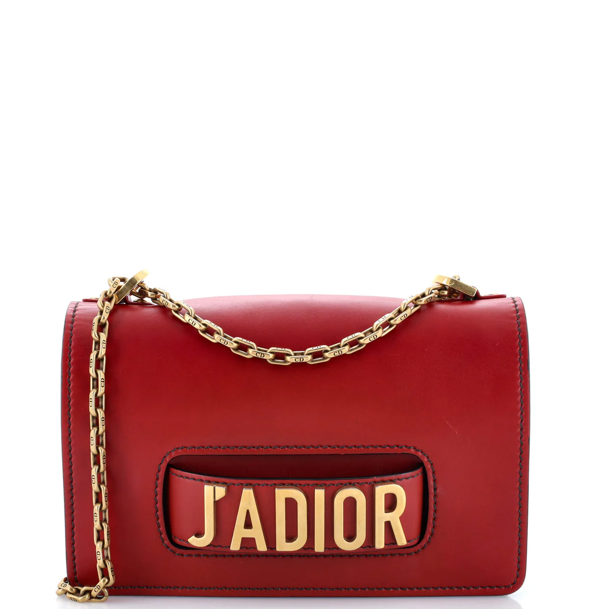 J'Adior Flap Bag Leather Medium - Deep Luxury