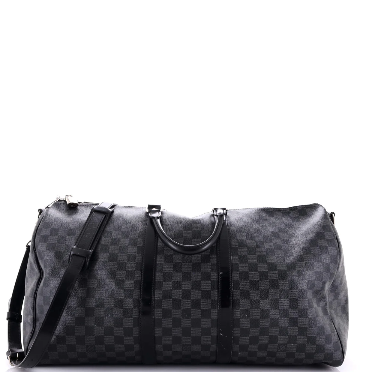 Keepall Bandouliere Bag Damier Graphite 55 - Deep Luxury