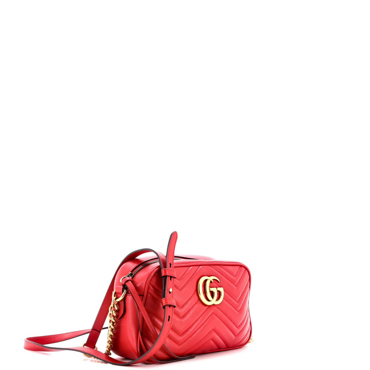 GG Marmont Shoulder Bag Matelasse Leather Small - Deep Luxury