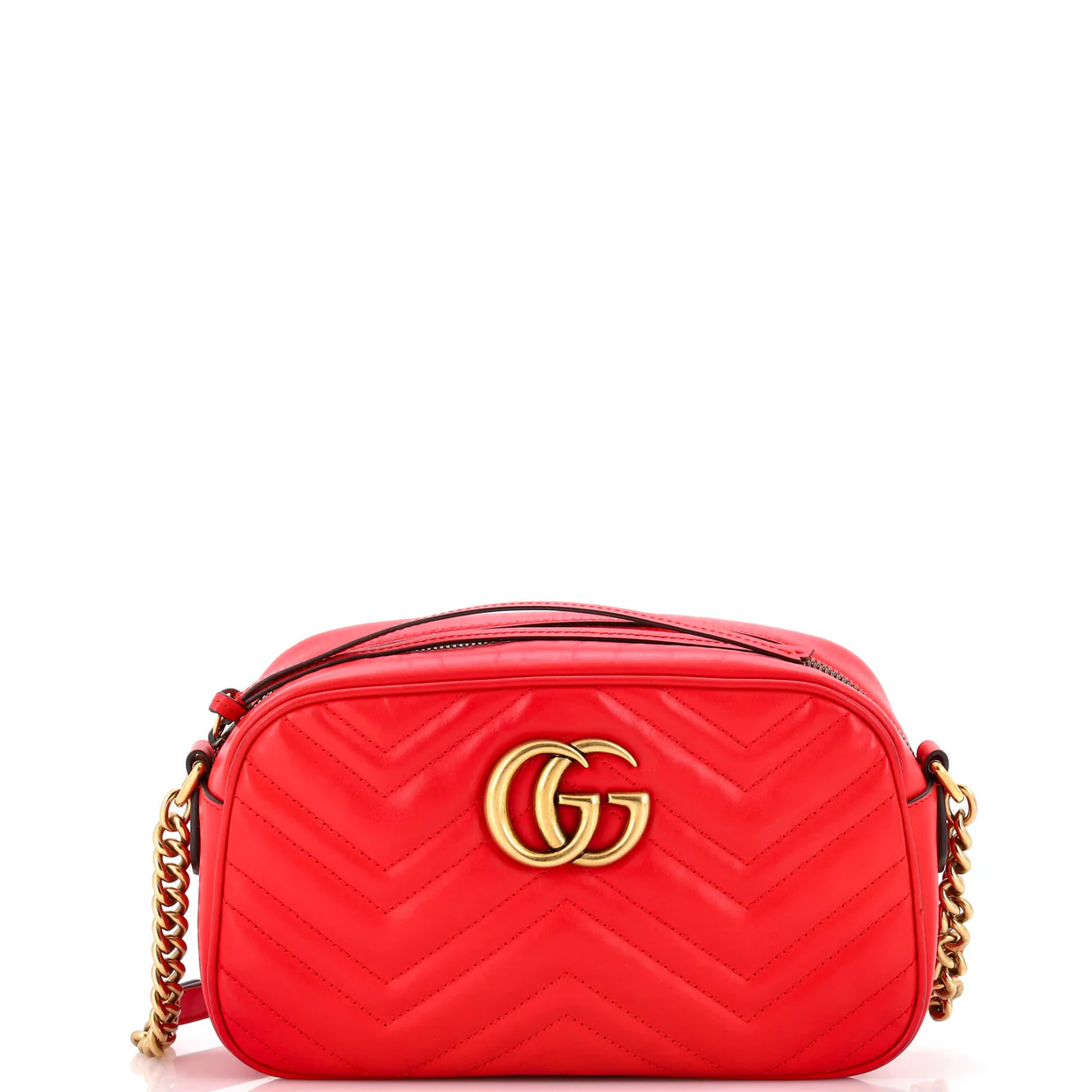 GG Marmont Shoulder Bag Matelasse Leather Small - Deep Luxury