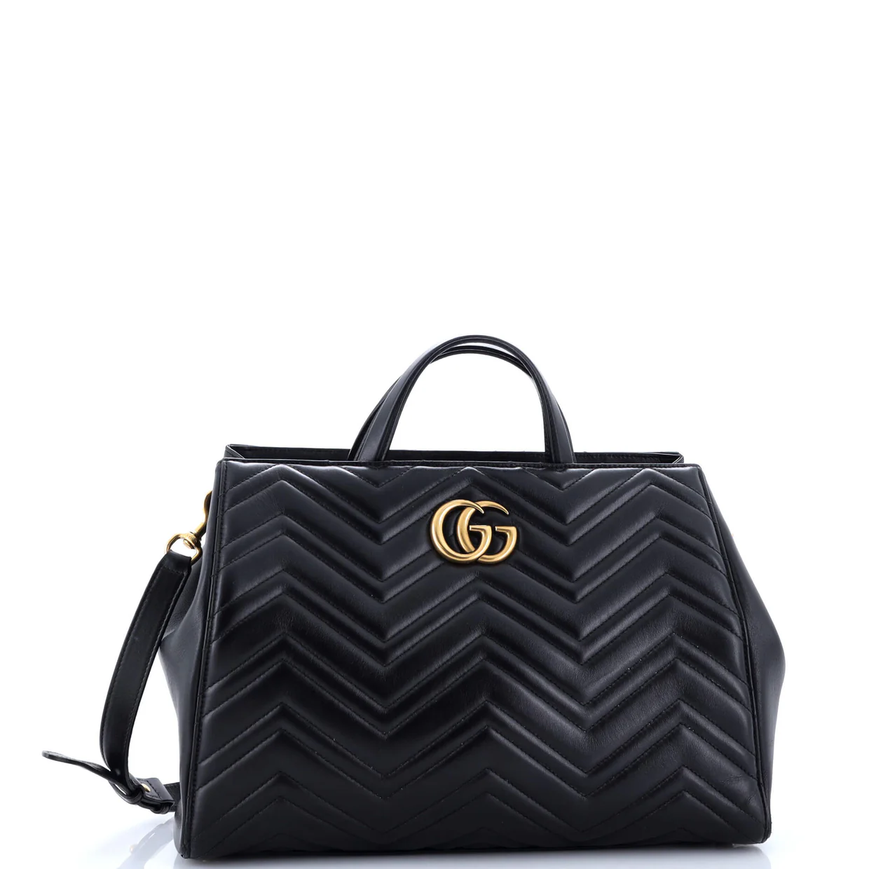 GG Marmont Tote Matelasse Leather Medium - Deep Luxury
