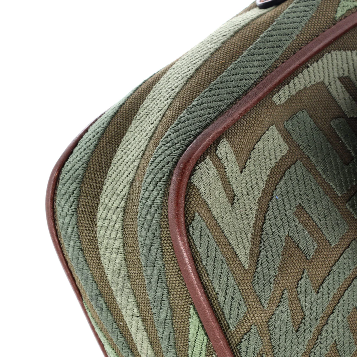 Baguette NM Bag Fish-Eye FF Embroidered Canvas Medium - Deep Luxury