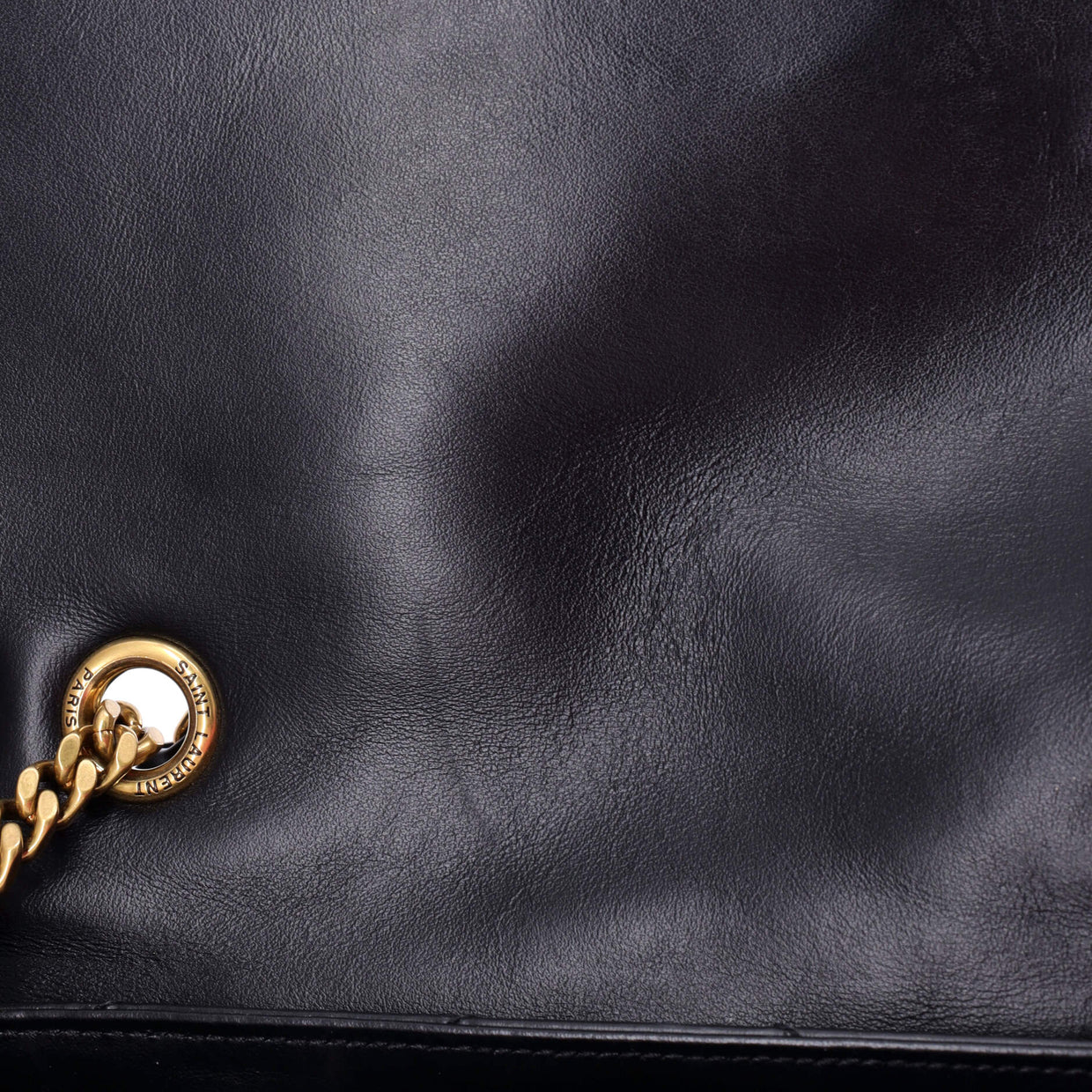 Loulou Shoulder Bag Matelasse Chevron Leather Medium - Deep Luxury