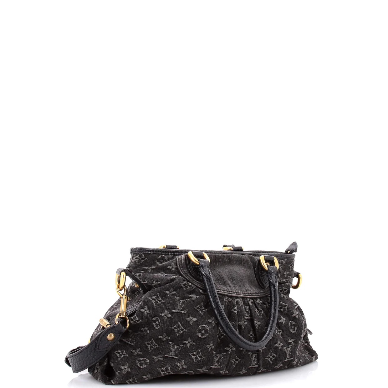 Neo Cabby Handbag Denim MM - Deep Luxury