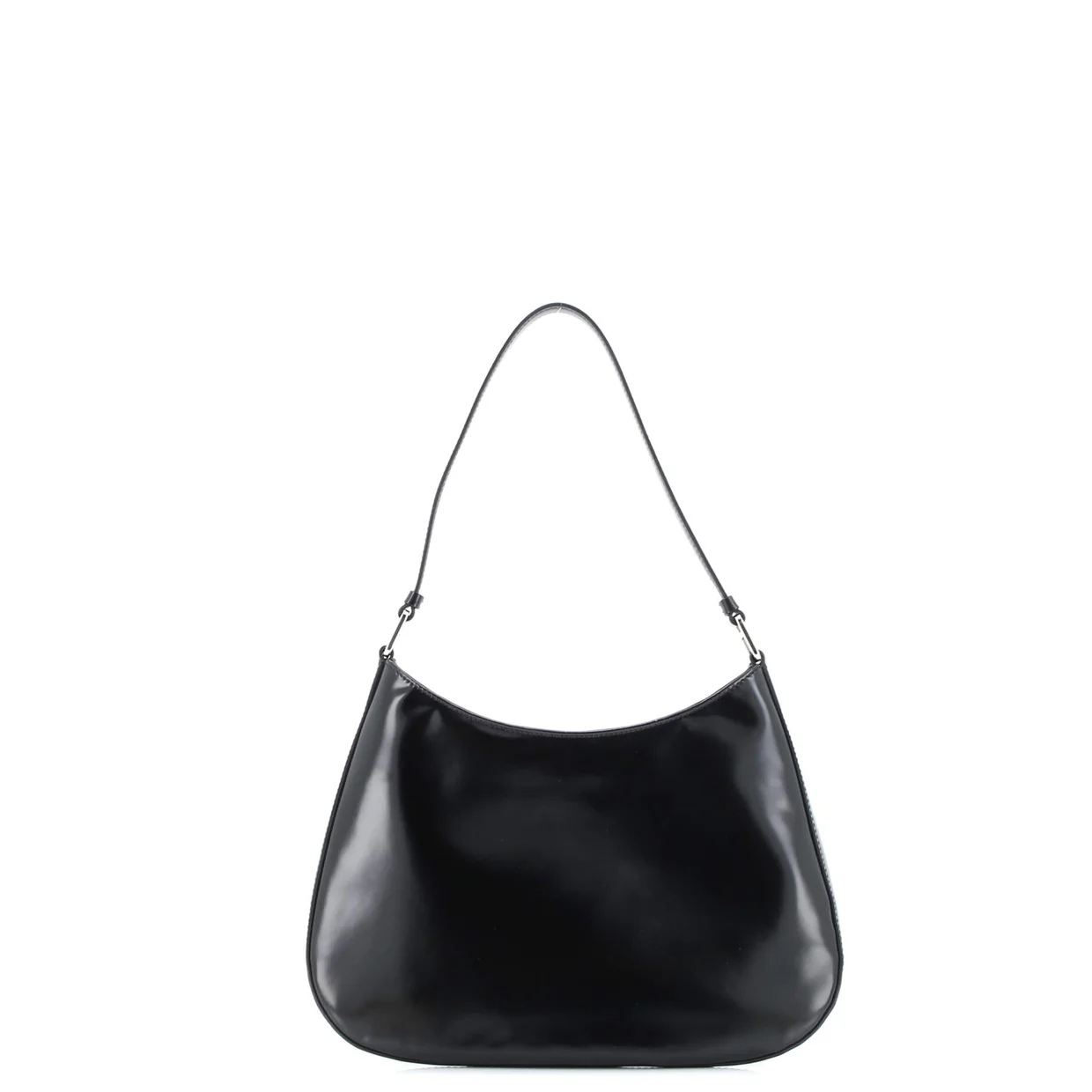 Cleo Shoulder Bag Spazzolato Leather Medium - Deep Luxury