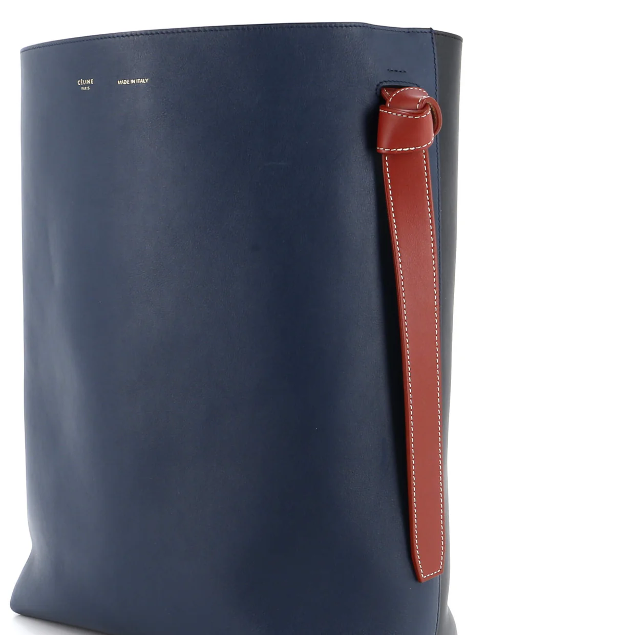 Twisted Cabas Tote Calfskin Small - Deep Luxury