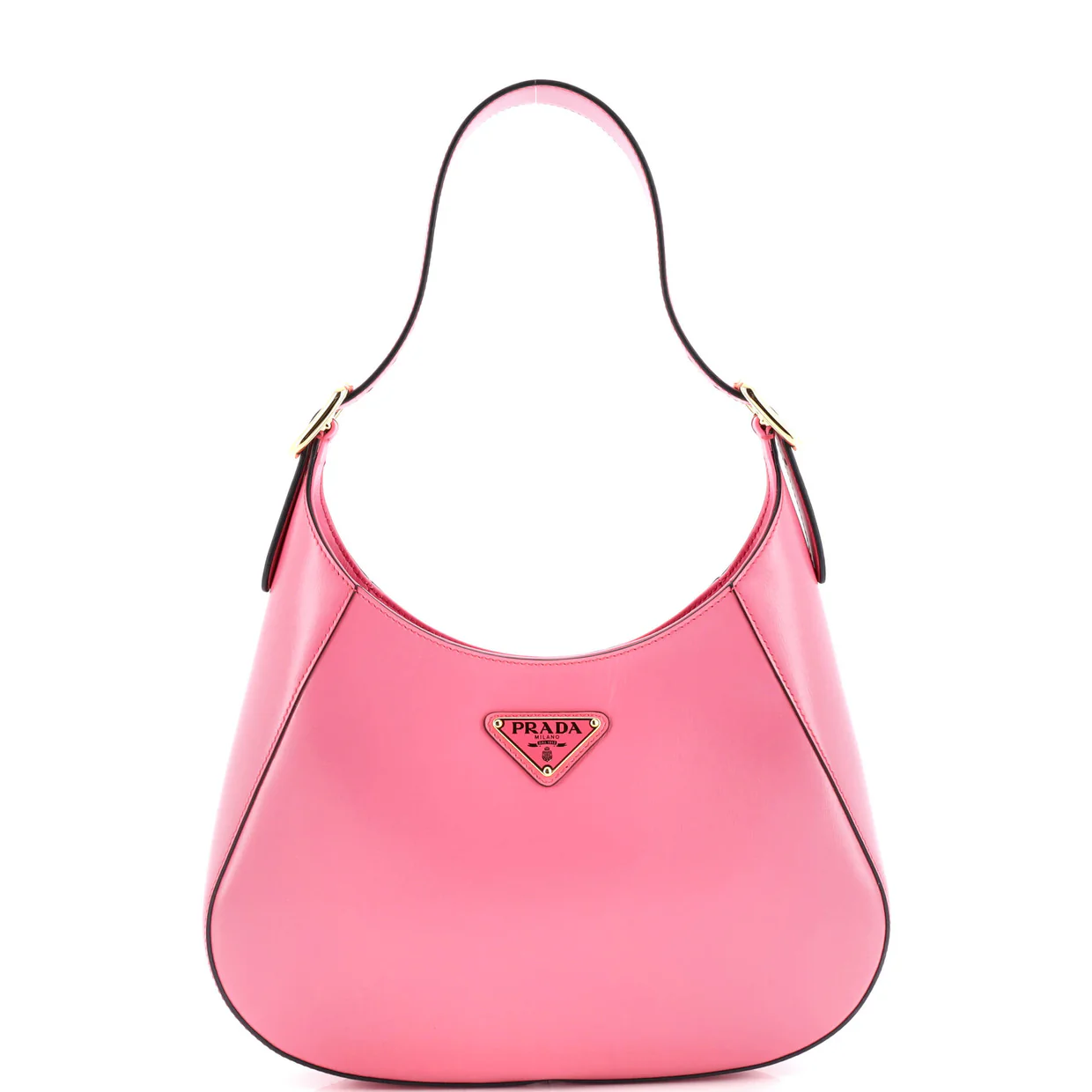 Cleo Shoulder Bag Box Calf Medium - Deep Luxury