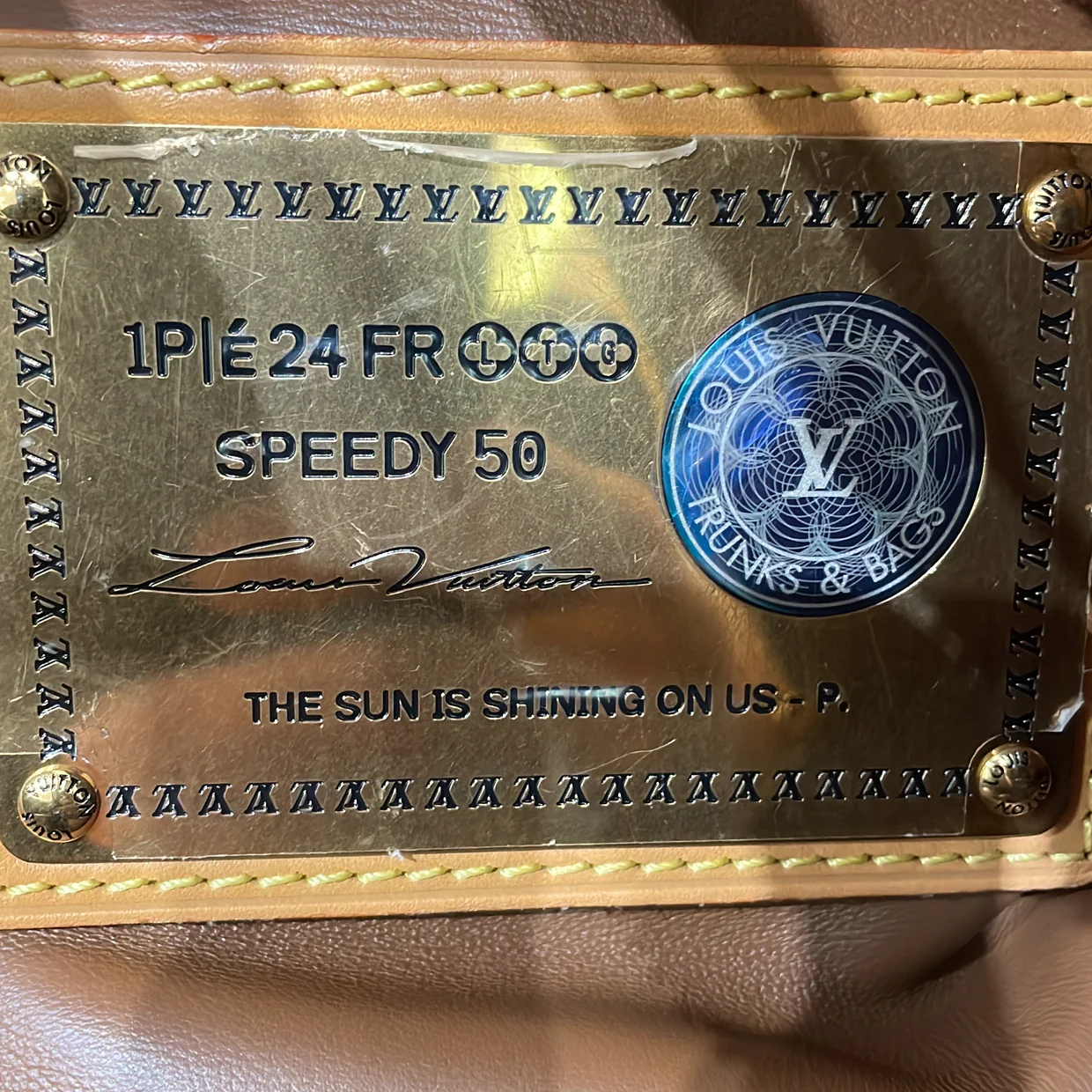 Speedy P9 Bandouliere Bag Monogram Leather 50 - Deep Luxury