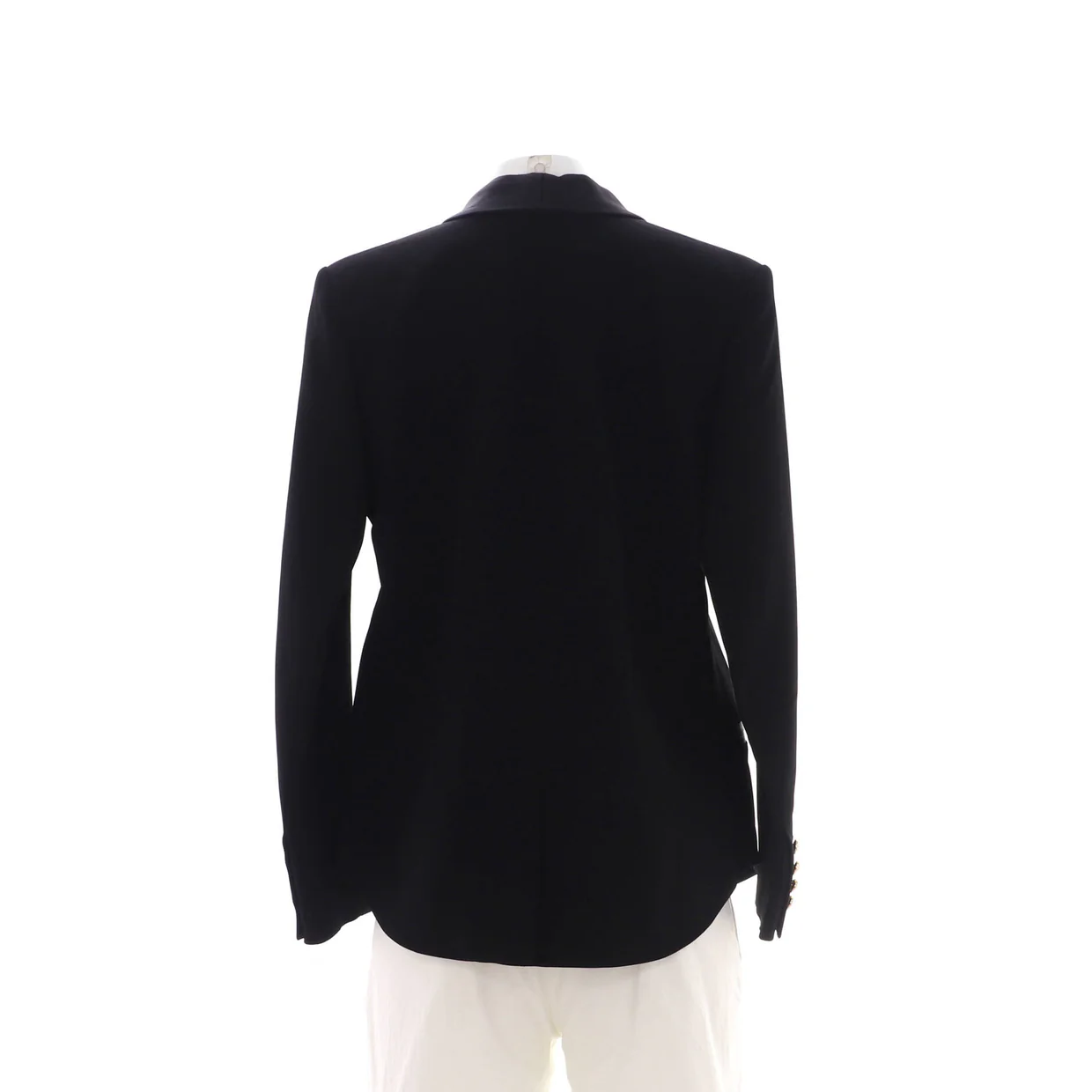 Women's Shawl Collar Double Breasted Blazer Viscose Blend - Deep Luxury
