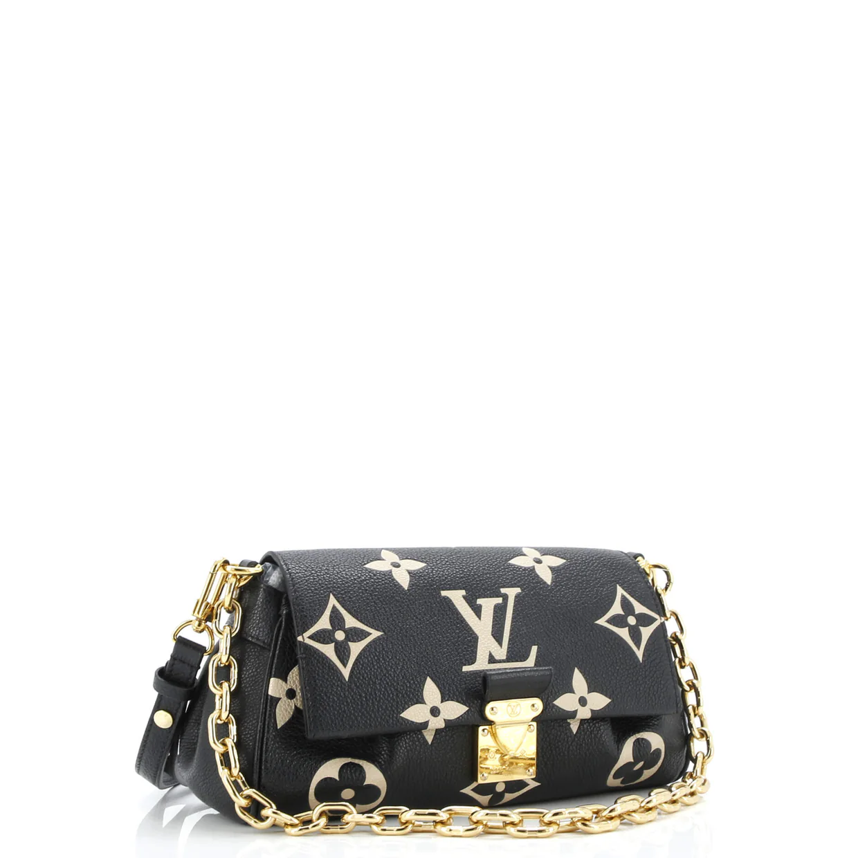 Favorite NM Handbag Bicolor Monogram Empreinte Giant - Deep Luxury