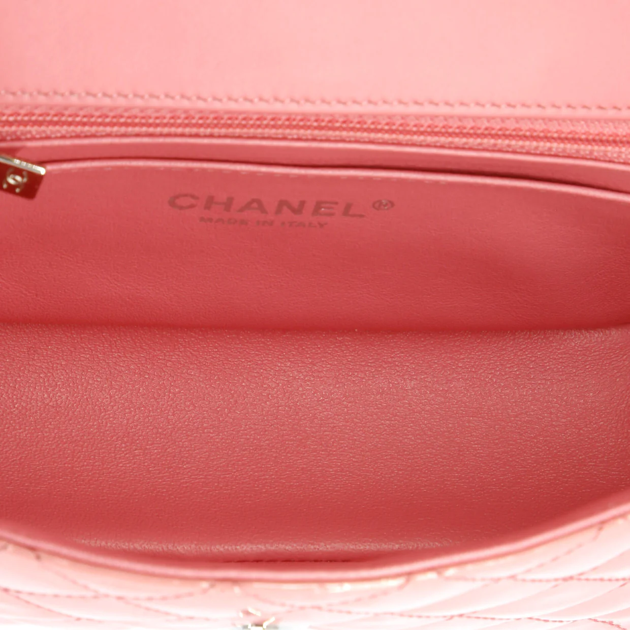 Classic Single Flap Bag Quilted Patent Mini - Deep Luxury