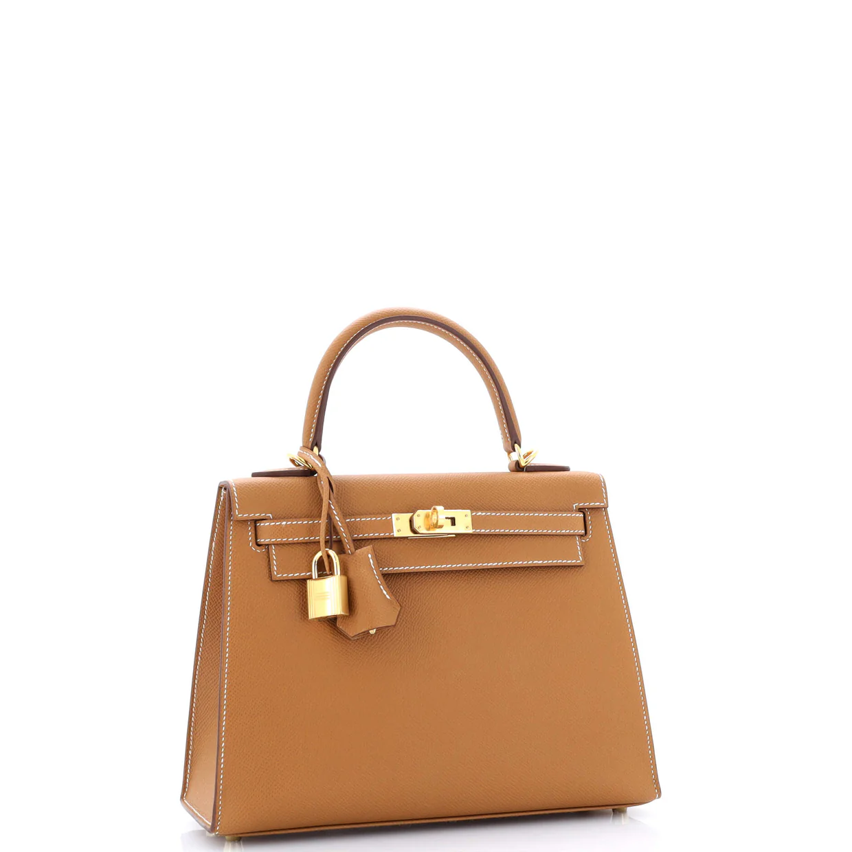 Kelly Handbag Gold Epsom with Gold Hardware 25 - Deep Luxury