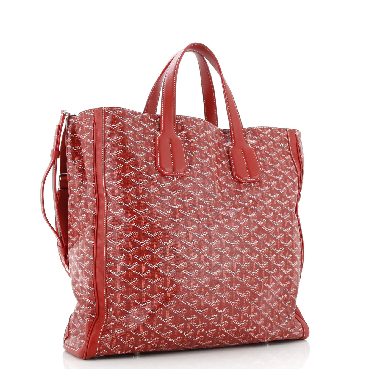 Voltaire Convertible Tote Painted Coated Canvas - Deep Luxury