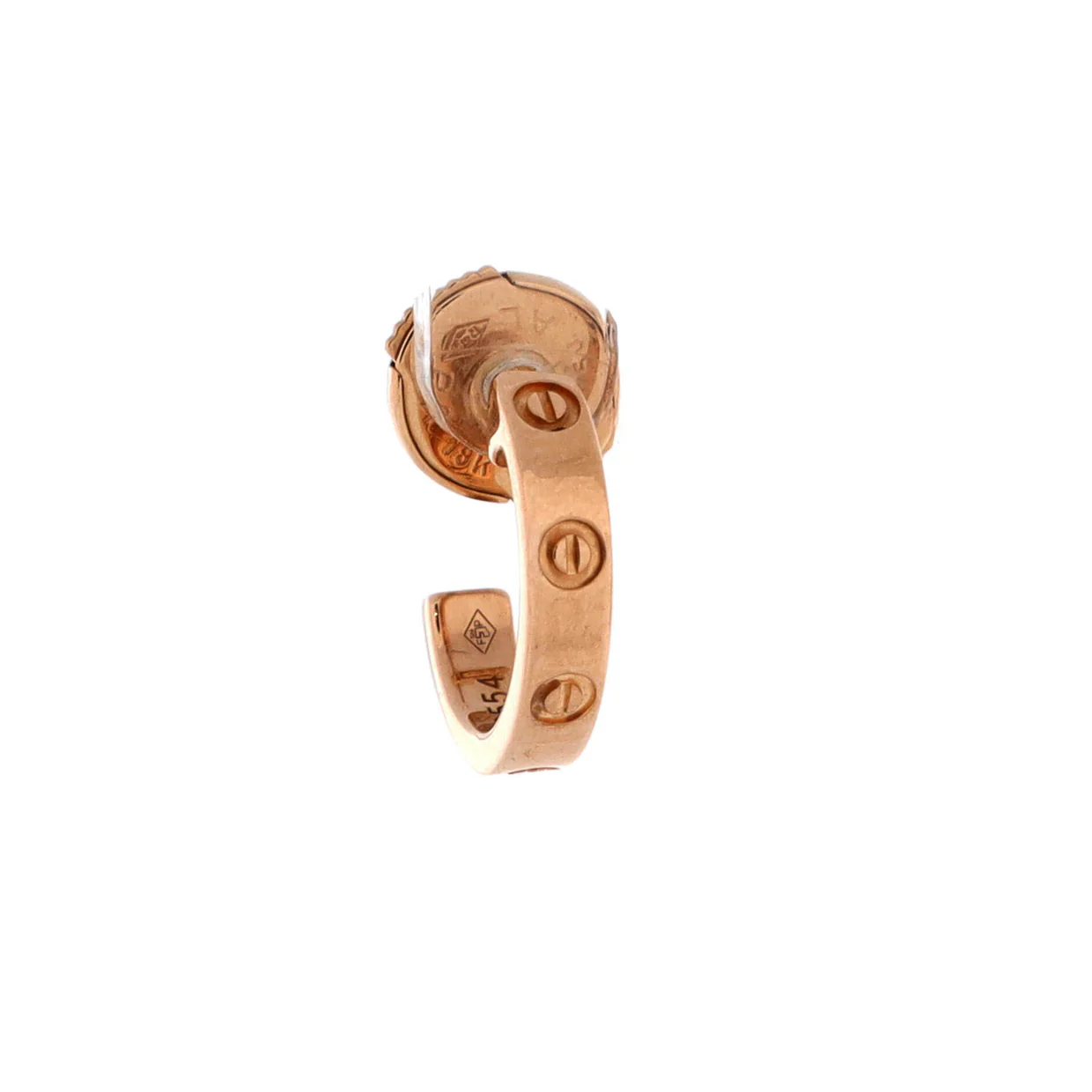 Love Hoop Earrings 18K Rose Gold Small - Deep Luxury