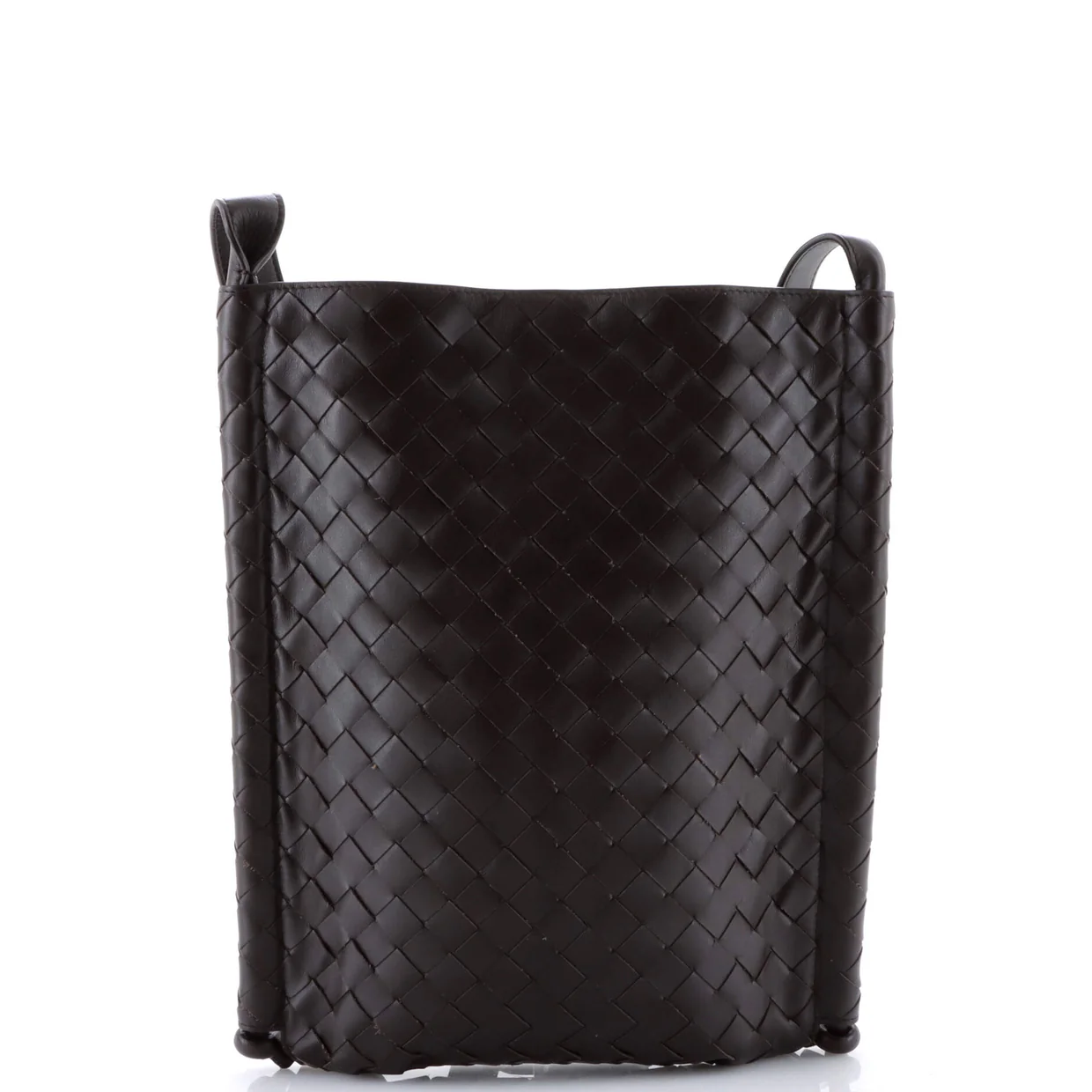 Flat Loop Bag Intrecciato Nappa Large - Deep Luxury