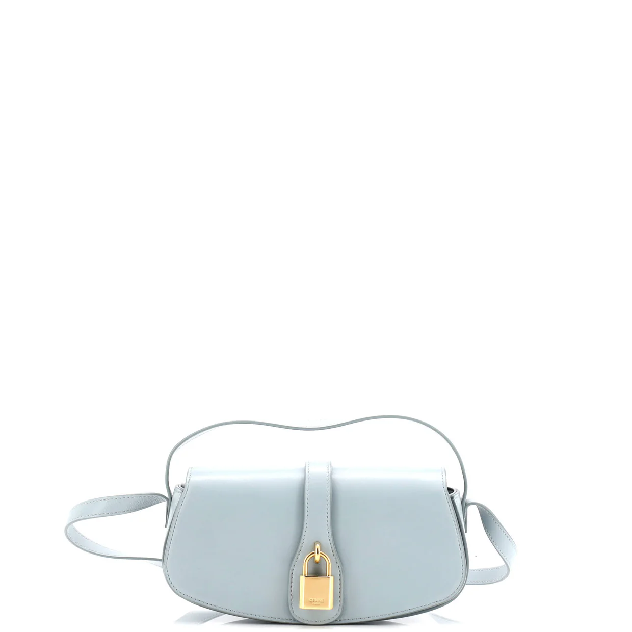 Tabou Clutch with Strap Smooth Calfskin - Deep Luxury