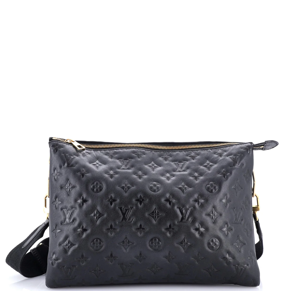 Coussin Bag Monogram Embossed Lambskin MM - Deep Luxury