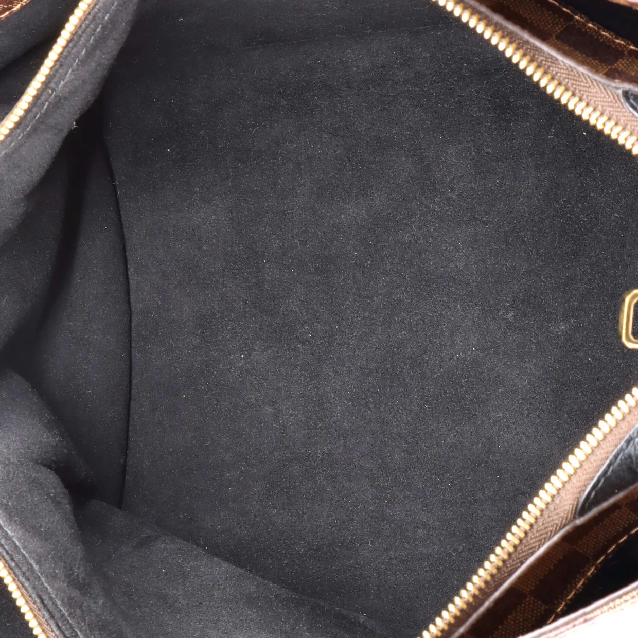 Normandy Handbag Damier and Leather - Deep Luxury