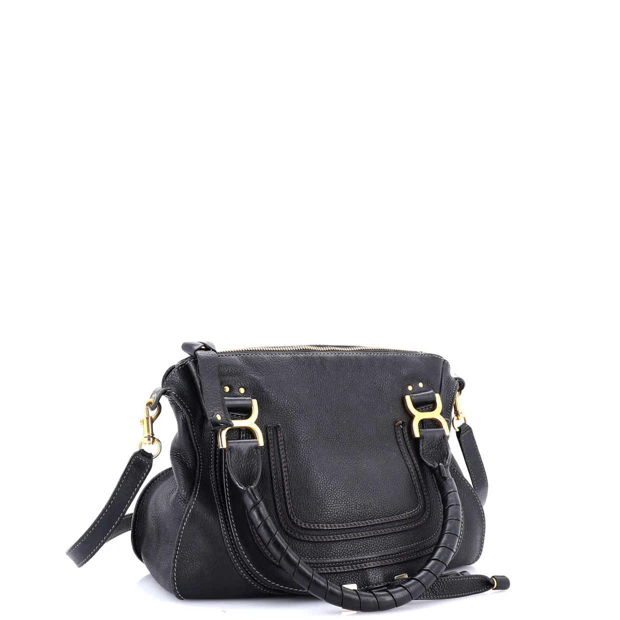 Marcie Shoulder Bag Leather Medium - Deep Luxury