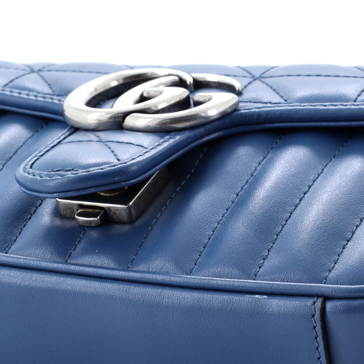 GG Marmont Flap Bag Mixed Matelasse Leather Small - Deep Luxury