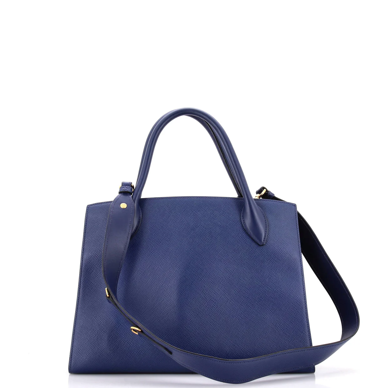 Monochrome Tote Saffiano with City Calf Medium - Deep Luxury