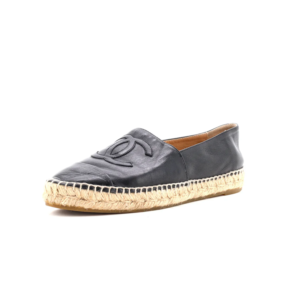 Women's CC Cap Toe Espadrilles Leather - Deep Luxury