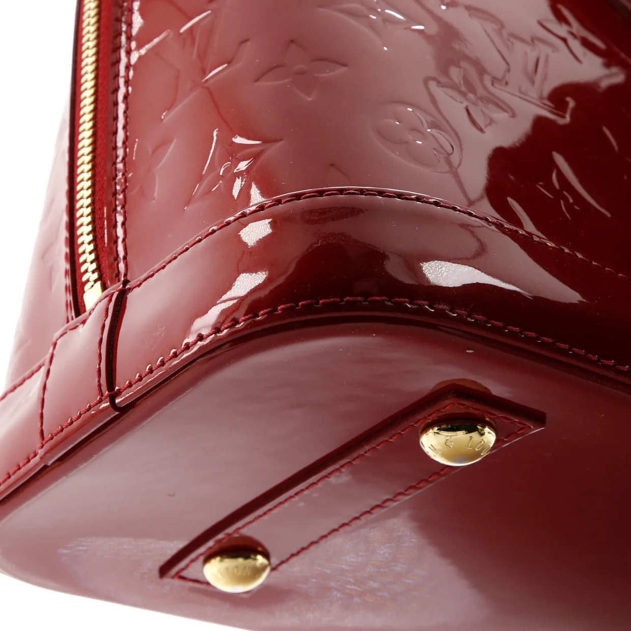 Alma Handbag Monogram Vernis PM - Deep Luxury