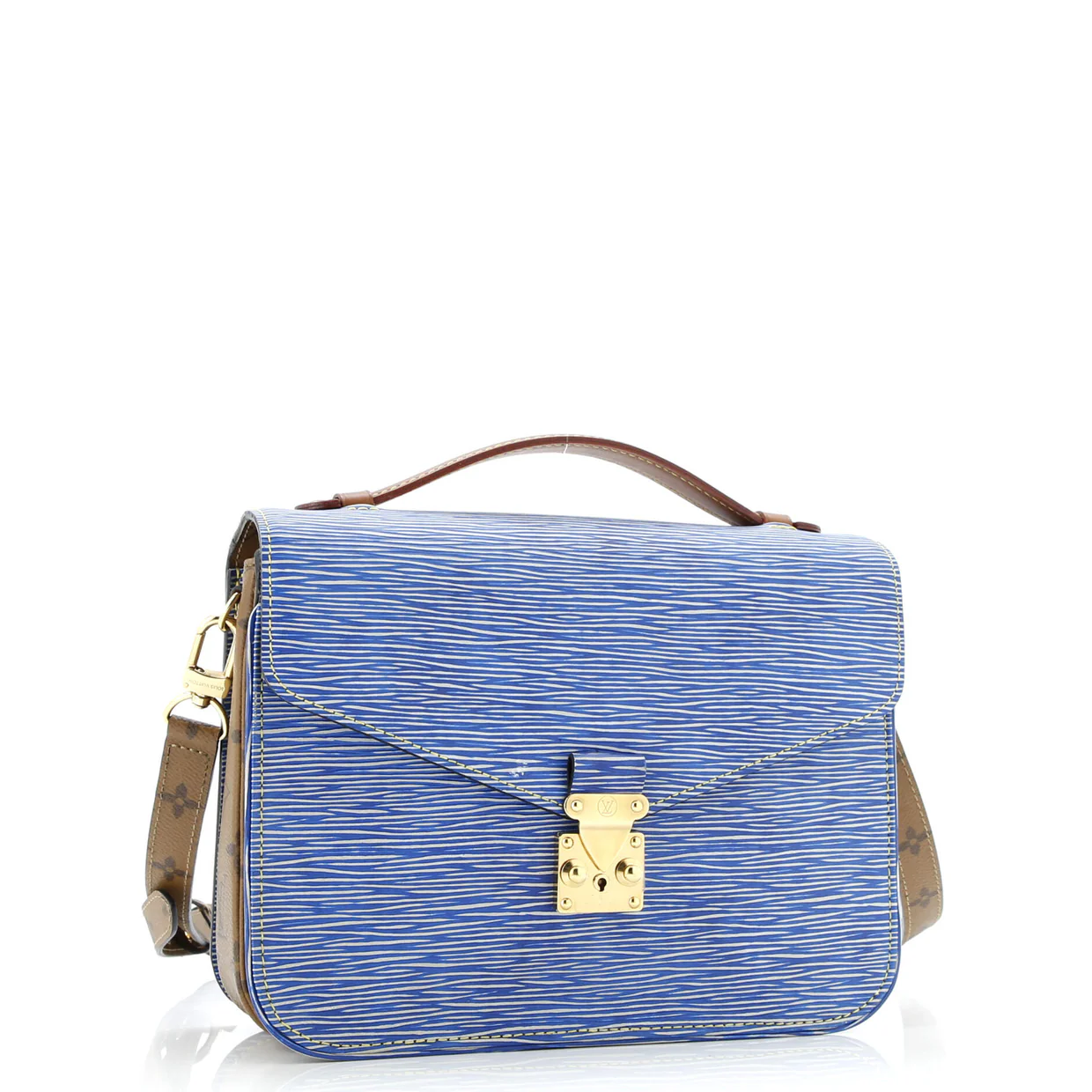 Pochette Metis Epi Leather and Reverse Monogram Canvas - Deep Luxury