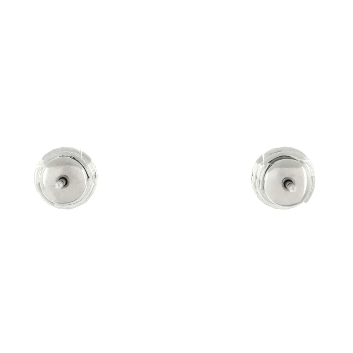 Soleste Stud Earrings Platinum with Diamonds and Aquamarine - Deep Luxury